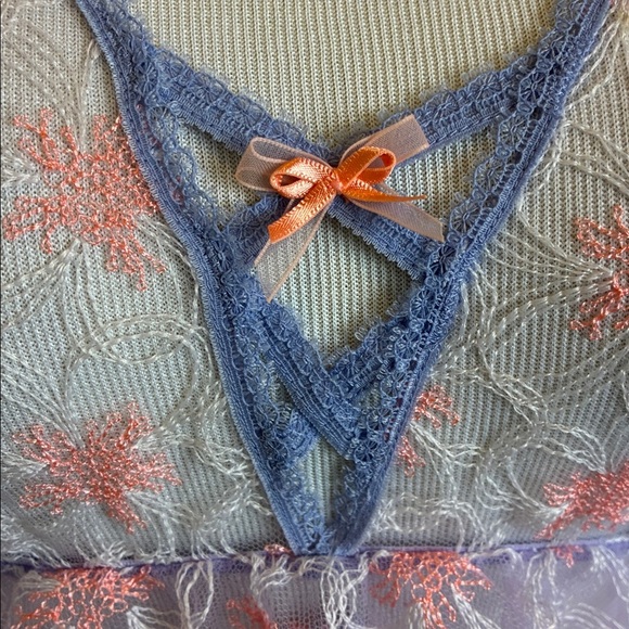 Victoria's Secret NWT Tulle Babydoll Nighty & Thong Set Sz L Romantic Coquette - Picture 4 of 16